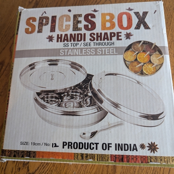 Stainless Steel Spice Box New In Box. - Picture 3 of 7